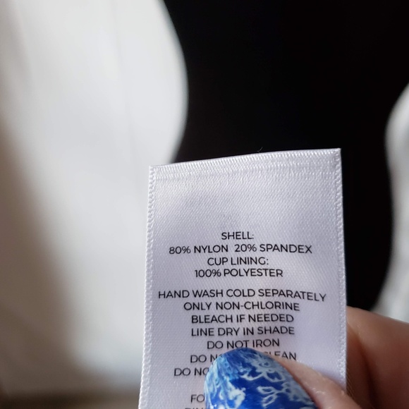 Shade & Shore Striped Shell Strappy Bikini Top - Picture 5 of 6